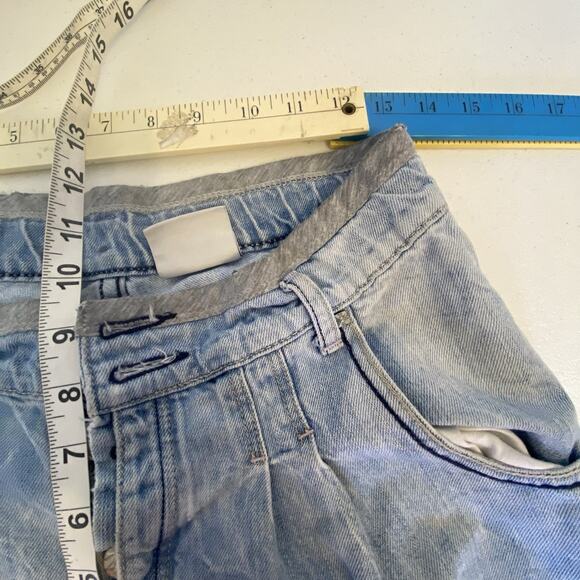 Abercrombie & Fitch A&F Stretch Vintage Flare Jeans Size 10S Light Blue Y2K 90s - Picture 10 of 10